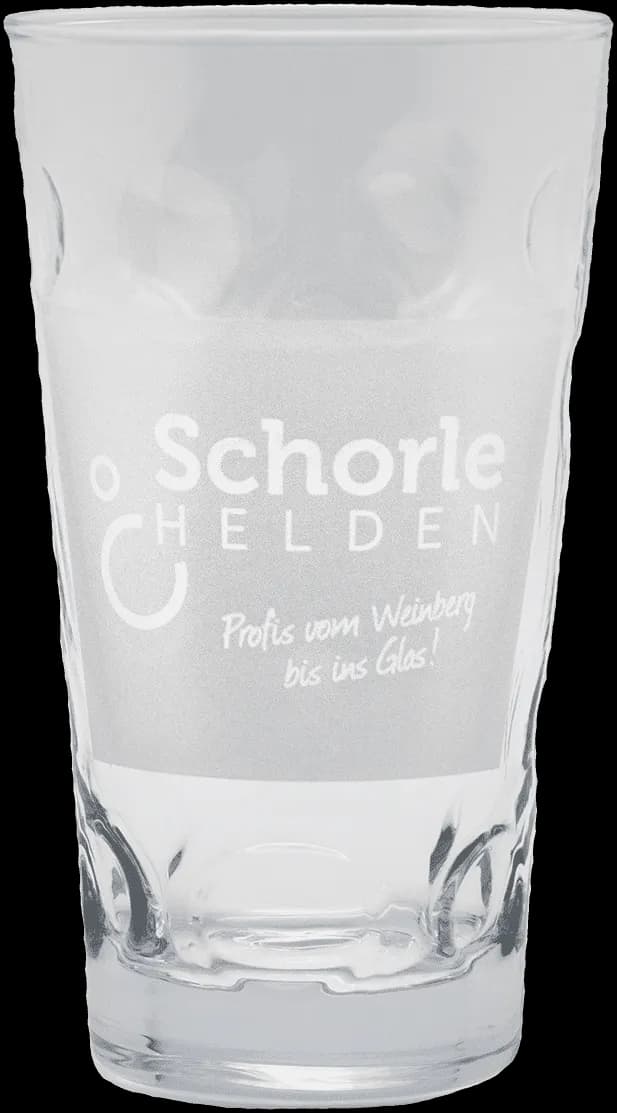 Schorle-Helden Dubbeglas