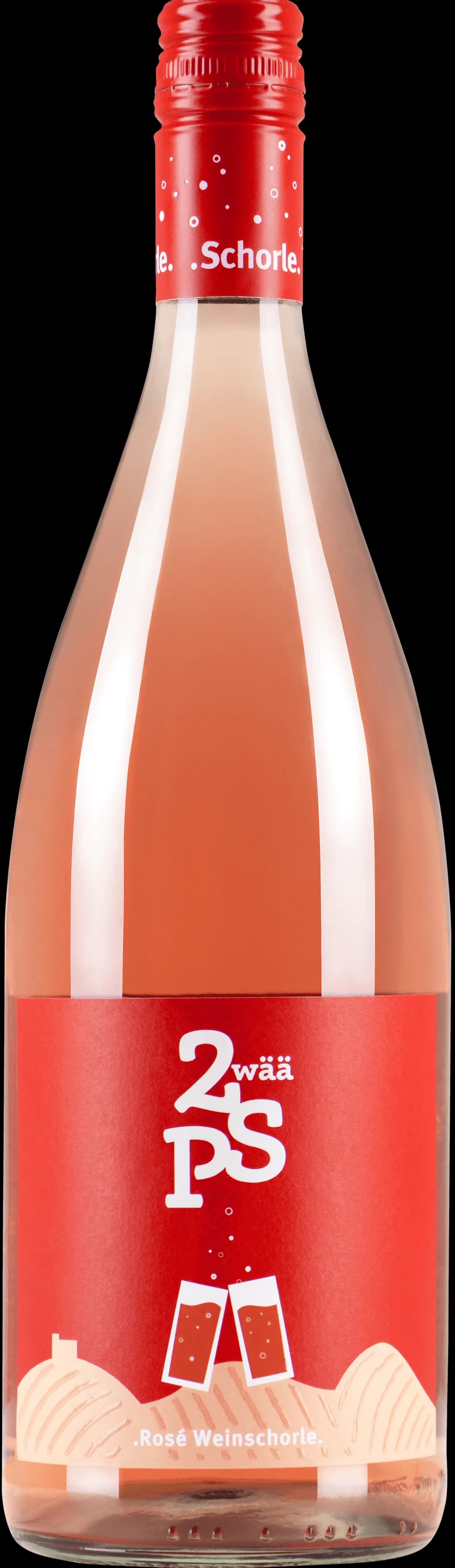 6er Karton ZwääPS Rosé Weinschorle